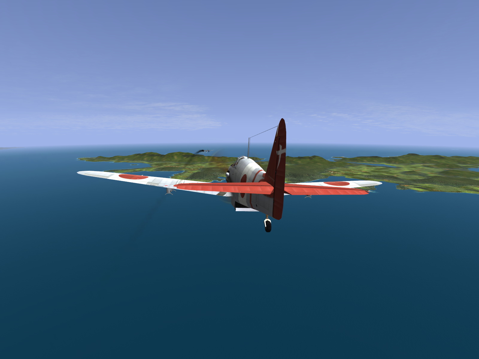 IL2 UF Ki 61 Hei 244 Sentai Y33 shoting down a 5AF P 38 V03