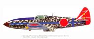 Asisbiz Artwork Tony Ki 61 244 Sentai R24 Blue Tembico Kobayashi 14 kills Japan 1945 0D