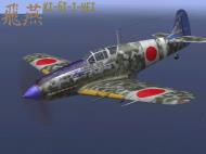 Asisbiz IL2 IF Ki 61 I Tei 244 Sentai HQC R37 Japan 1945 V0A