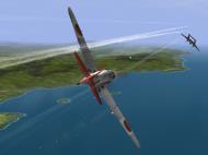 Asisbiz IL2 UF Ki 61 Hei 244 Sentai Y33 attacking P 38 Lightning V02