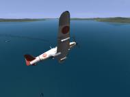 Asisbiz IL2 UF Ki 61 Hei 244 Sentai Y33 dog fighting with B 25 Mitchells V34