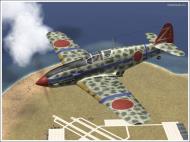 Asisbiz IL2 VP Ki 61 244 Sentai R24 Blue Tembico Kobayashi Japan Apr 1945 V0A