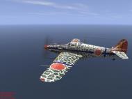 Asisbiz IL2 WV Ki 61 244 Sentai R24 Blue Tembico Kobayashi Japan 1945 V0A