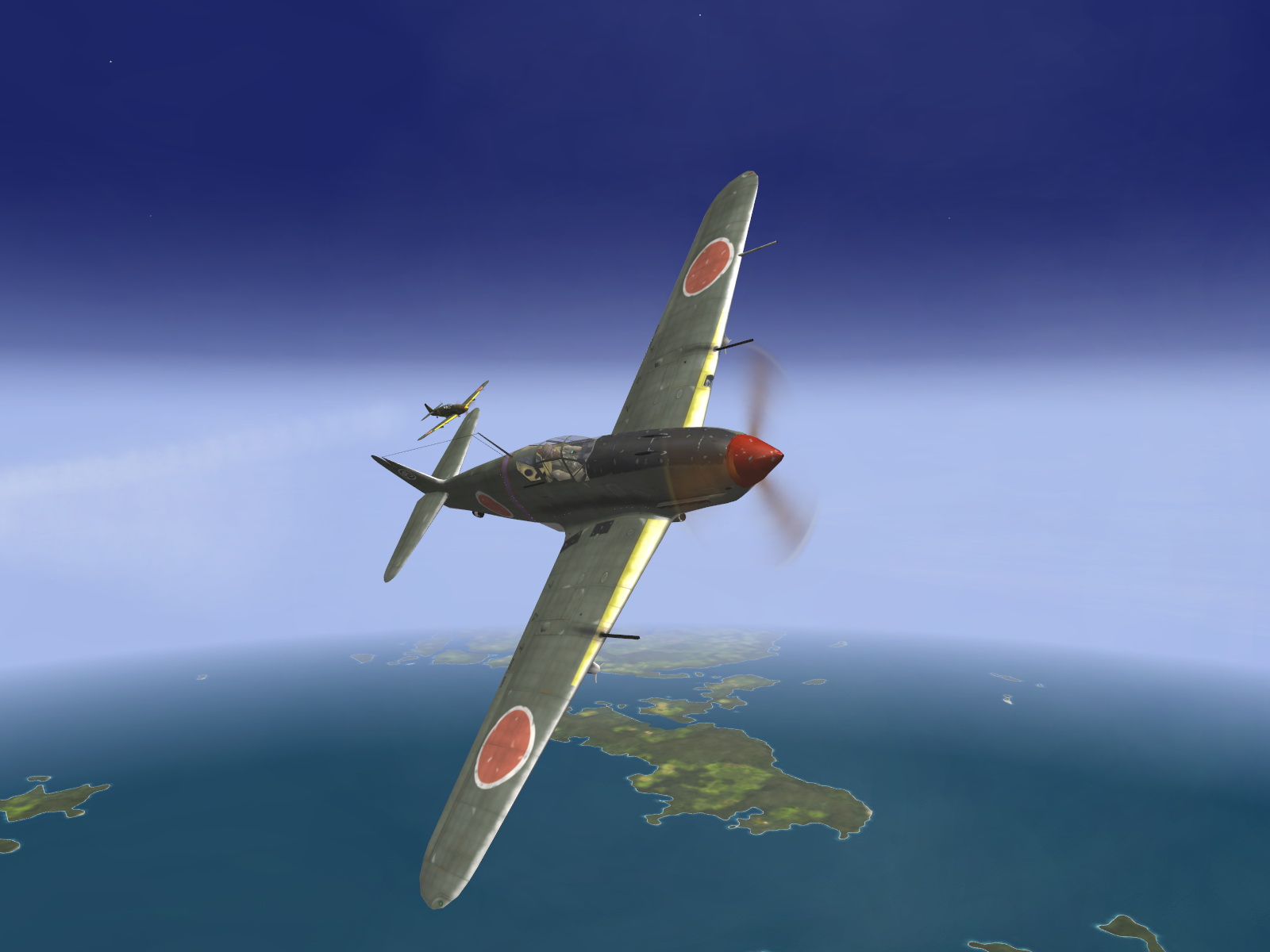 IL2 BL Ki 61 55 Sentai 1 Chutai Capt Takefumi Jano over the Philippines V04