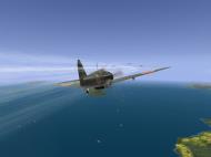 Asisbiz IL2 BL Ki 61 55 Sentai 1 Chutai attacking B 25 Mitchells Philippines V05