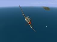 Asisbiz IL2 BL Ki 61 55 Sentai 1 Chutai downing a B 25 Mitchell Philippines V01