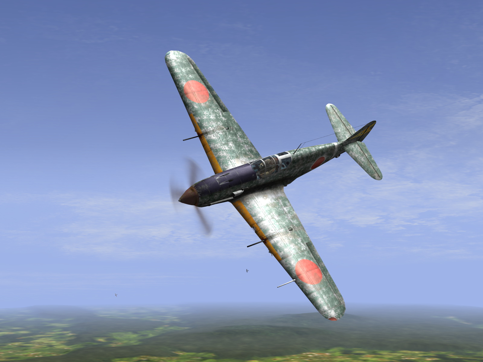 IL2 RD Ki 61 68 Sentai 1 Chutai dog fighting with 5AF P 38s V04