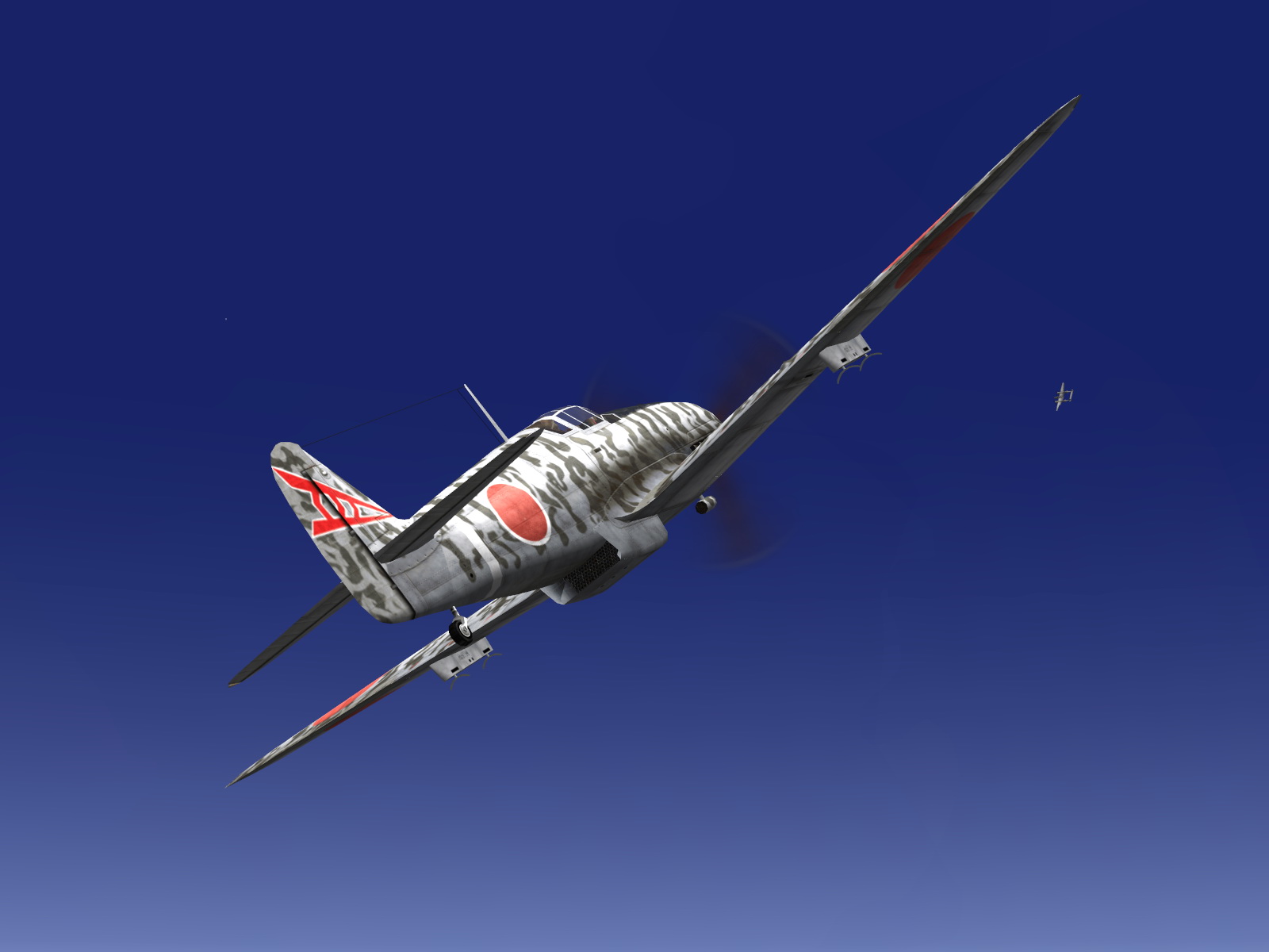 IL2 RD Ki 61 68 Sentai 2 Chutai 3C closing for the kill V04