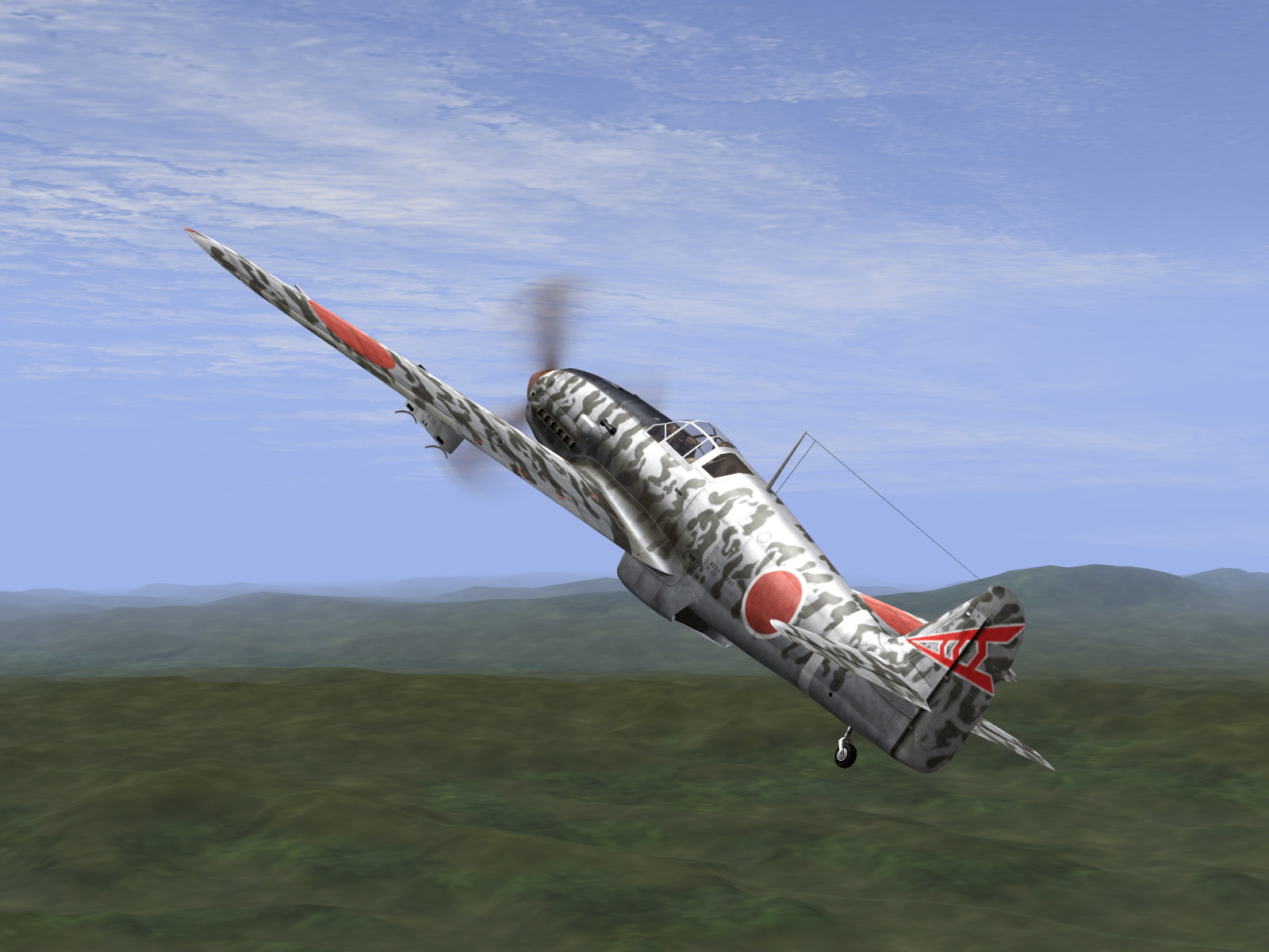 IL2 RD Ki 61 68 Sentai 2 Chutai 3C getting a better position V01