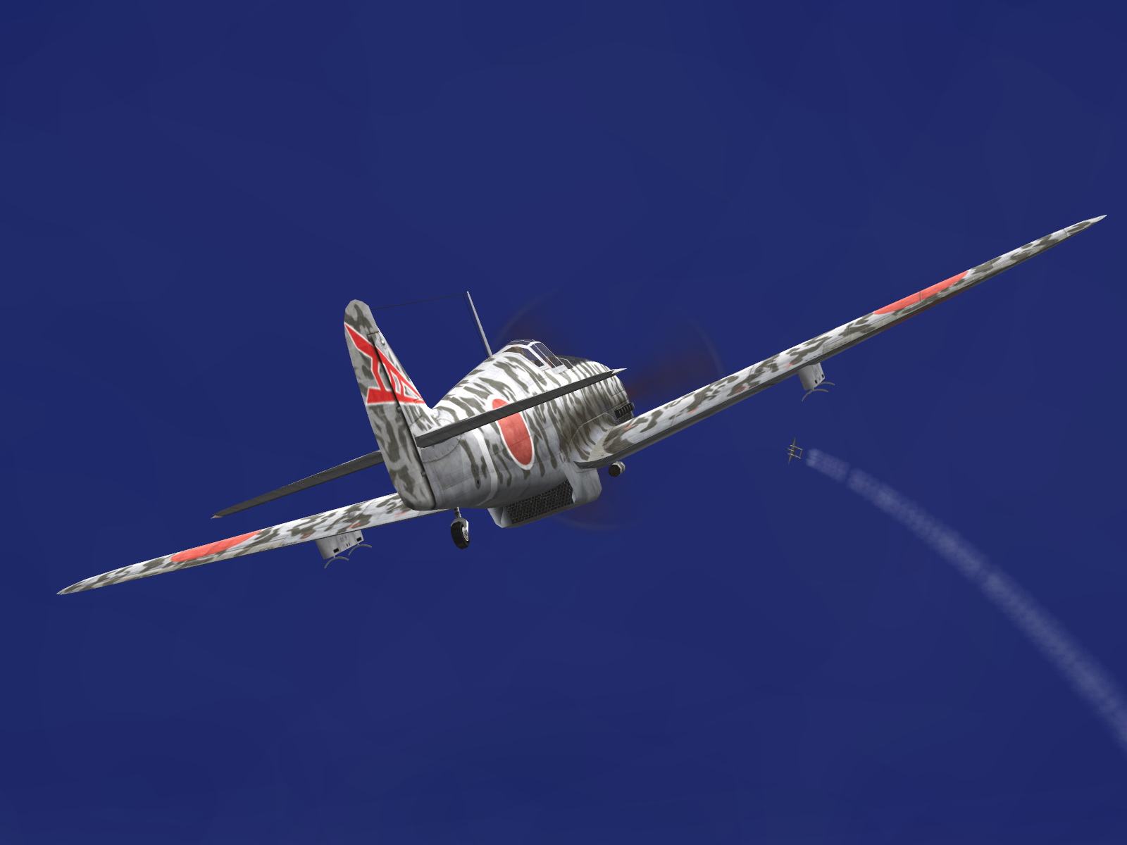 IL2 RD Ki 61 68 Sentai 2 Chutai 3C going vertical V01