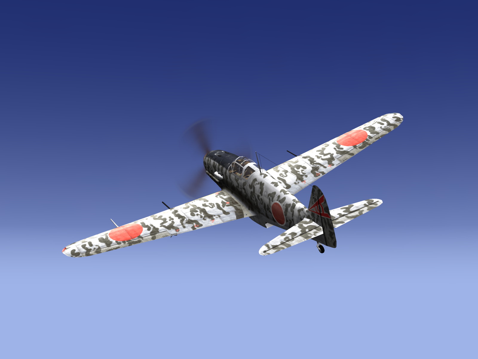 IL2 RD Ki 61 68 Sentai 2 Chutai 3C reaching into the blue yonder V01