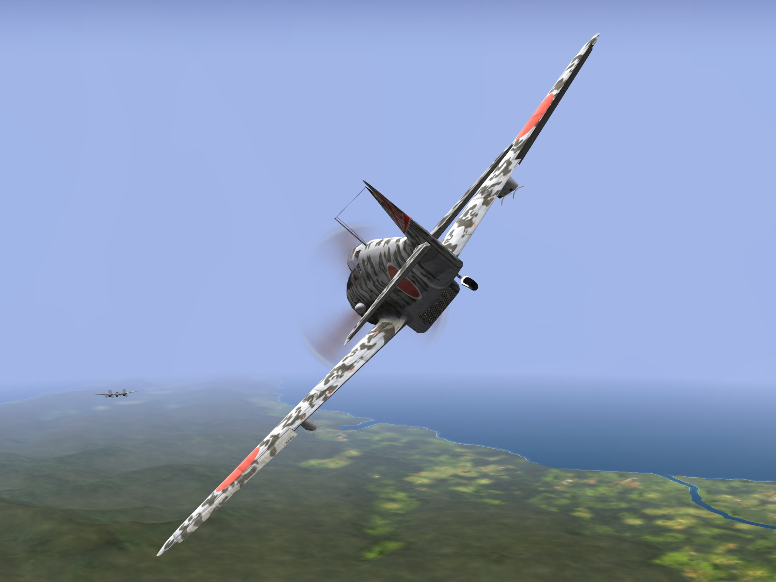 IL2 RD Ki 61 68 Sentai 2 Chutai 3C your in trouble now Mr P 38 V02