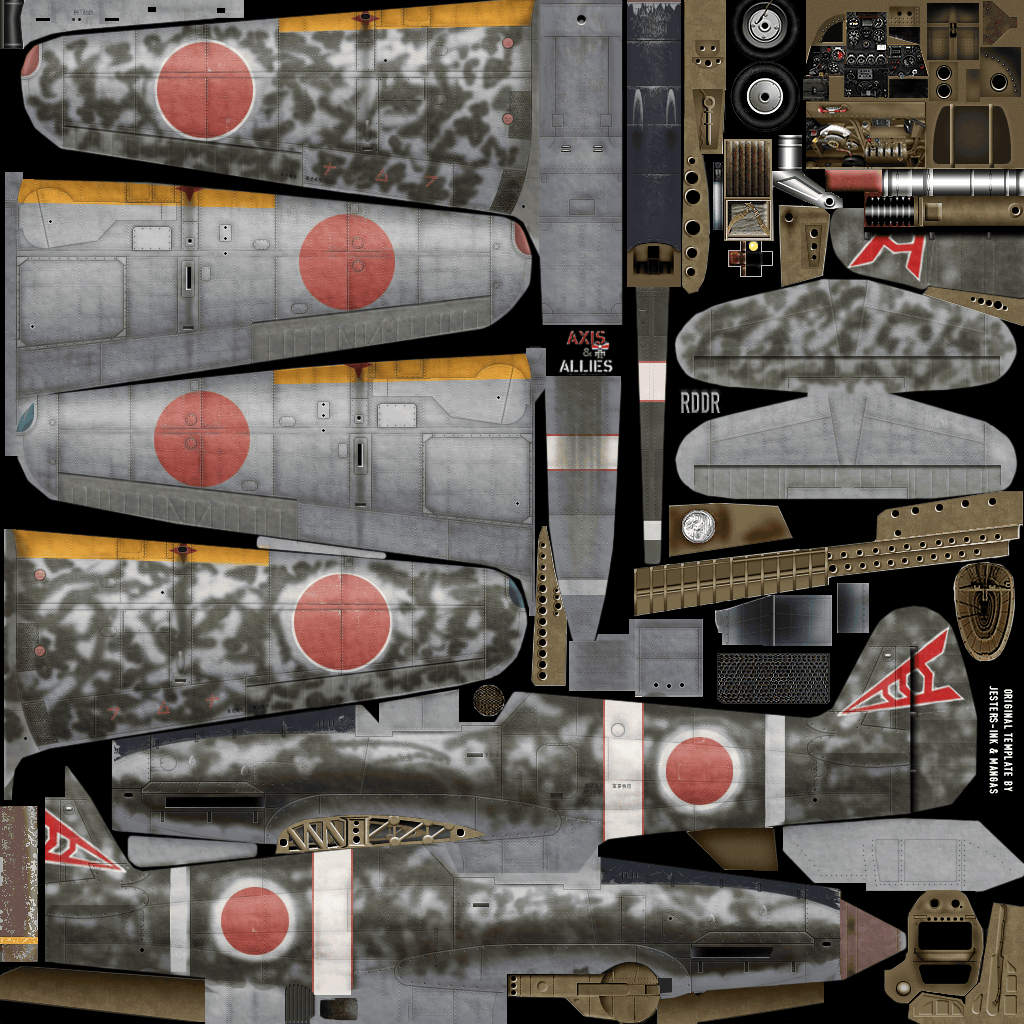 IL2 RD Ki 61 68 Sentai 2 Chutai Syogo Tekuichi New Guinea 1943