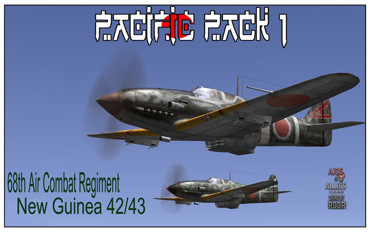 IL2 RD Ki 61 68 Sentai Hombu Capt Akita Ozonaki New Guinea 1943 V0A