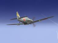 Asisbiz IL2 RD Ki 61 68 Sentai 1 Chutai chasing a P 38 Lightning V04