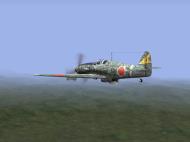 Asisbiz IL2 RD Ki 61 68 Sentai 1 Chutai flying over the jungles V01