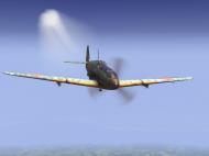 Asisbiz IL2 RD Ki 61 68 Sentai 1 Chutai leaving a vapor trail V01