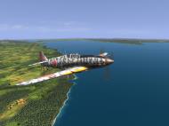 Asisbiz IL2 RD Ki 61 68 Sentai 2 Chutai 3C crossing the coast V01