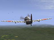Asisbiz IL2 RD Ki 61 68 Sentai 2 Chutai 3C dog fighting with 5AF P 38s V01