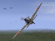 Asisbiz IL2 RD Ki 61 68 Sentai 2 Chutai 3C dog fighting with 5AF P 38s V02
