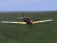 Asisbiz IL2 RD Ki 61 68 Sentai 2 Chutai 3C flying home over the endless jungle V01