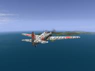 Asisbiz IL2 RD Ki 61 68 Sentai 2 Chutai 3C heading out on patrol V03