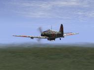 Asisbiz IL2 RD Ki 61 68 Sentai 2 Chutai 3C heading over the hills V01