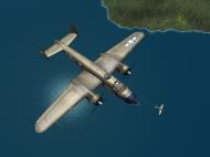 Asisbiz IL2 RD Ki 61 68 Sentai 2 Chutai hit by return fire from B 25 Mitchells PNG V03