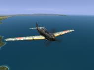 Asisbiz IL2 RD Ki 61 68 Sentai 2 Chutai on patrol over Oro Bay New Guinea V01