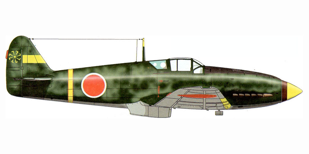 Artwork Tony Ki 61 Hien 78 Sentai 3 Chutai Y19 Boram airfield New Guinea 1943 0A