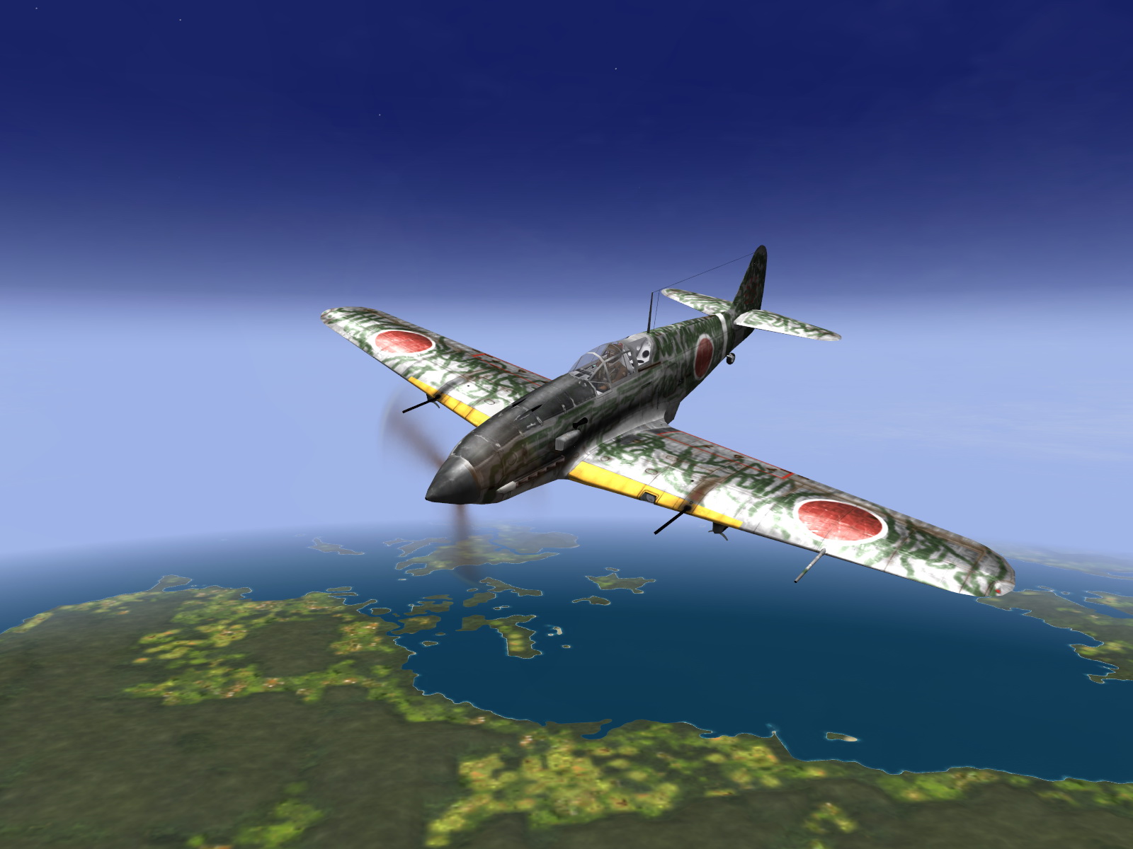 IL2 GB Ki 61 78 Sentai 2 Chutai guarding the Pacific V01