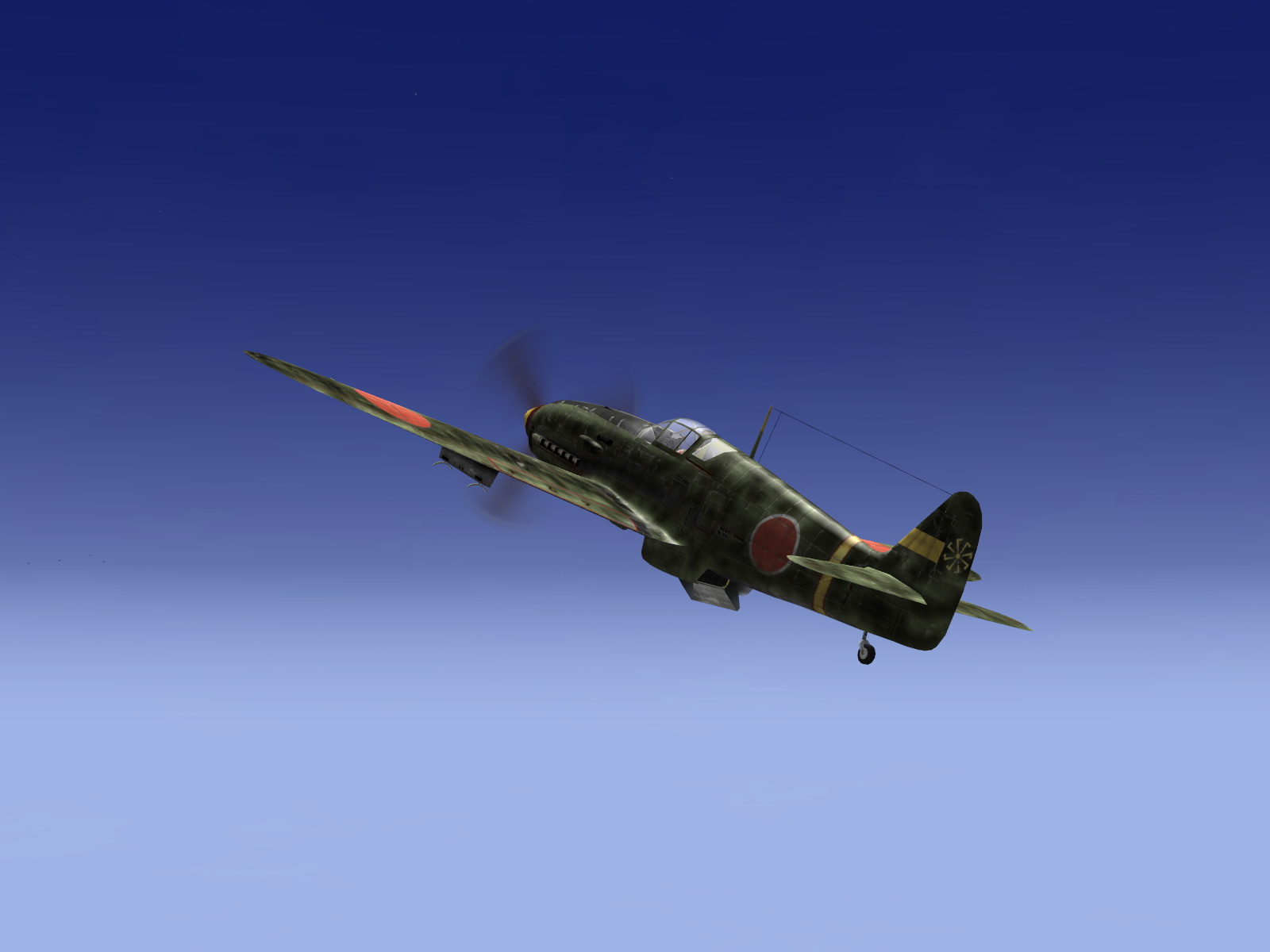 IL2 GB Ki 61 78 Sentai 3 Chutai gaining altitude PNG V01