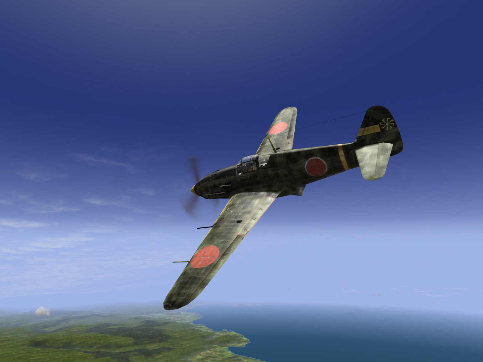 IL2 GB Ki 61 78 Sentai 3 Chutai on guard over New Guinea V02