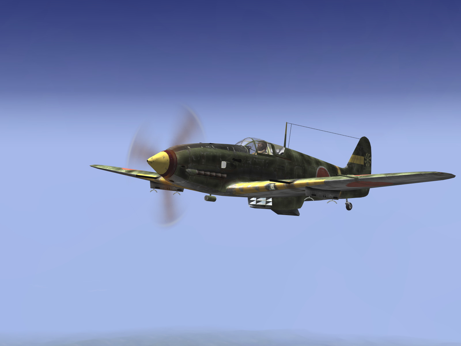 IL2 GB Ki 61 78 Sentai 3 Chutai on guard over New Guinea V05