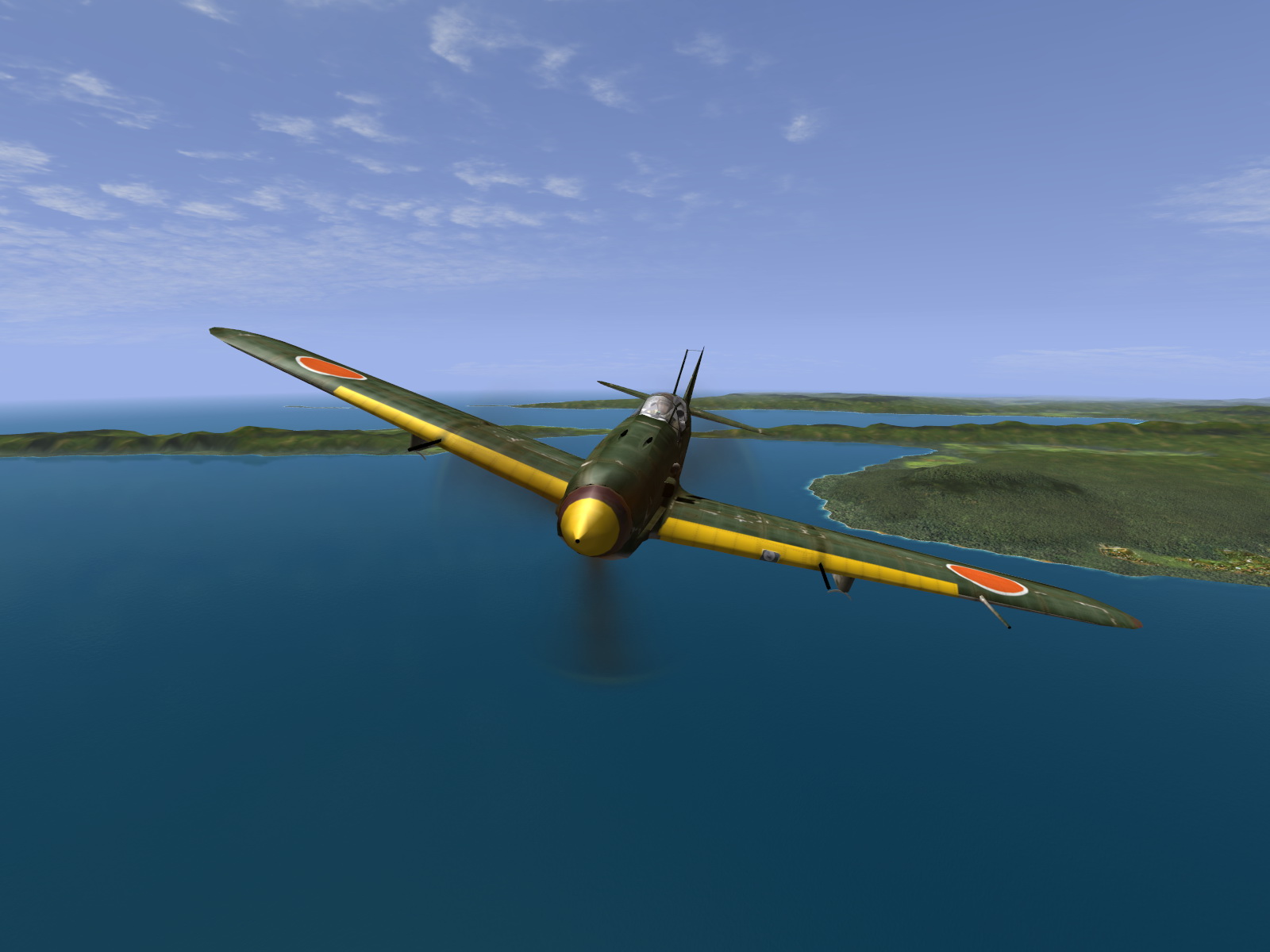 IL2 JP Ki 61 78 Sentai 3 Chutai dualing with 5AF B 25 Mitchells V08