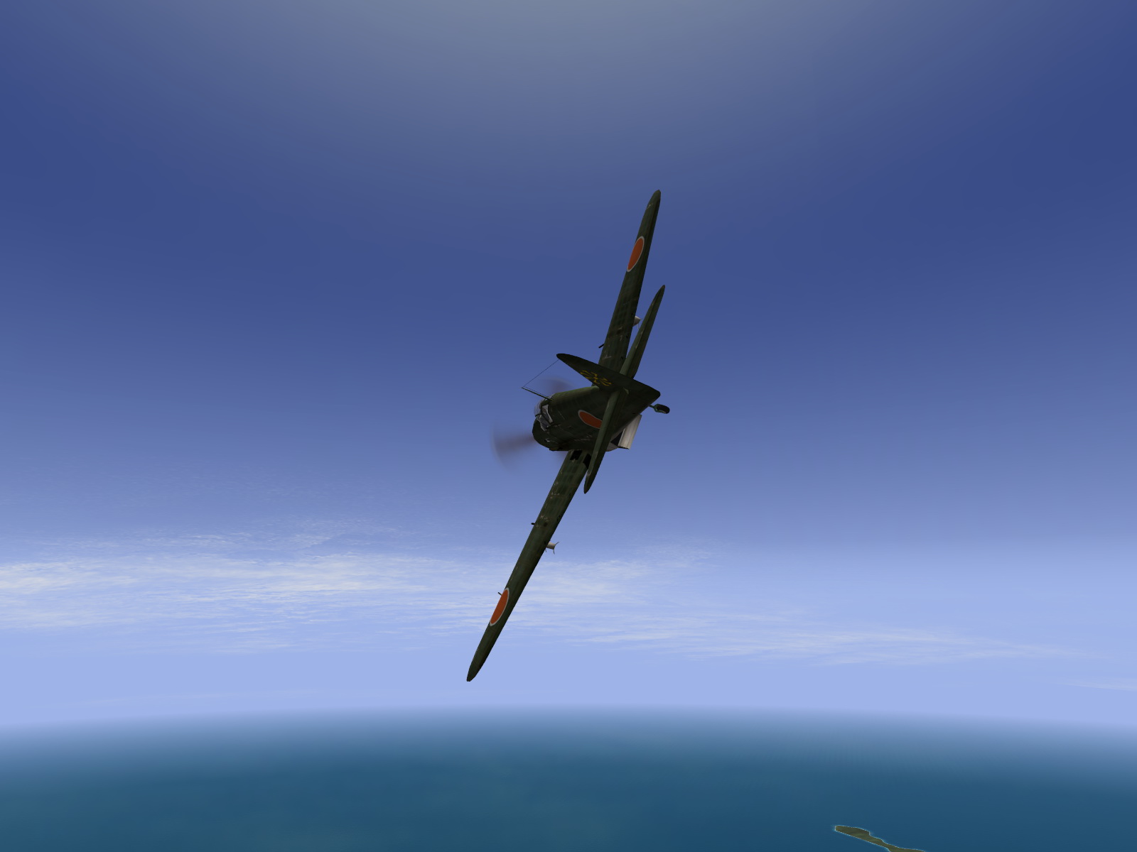 IL2 JP Ki 61 78 Sentai 3 Chutai dualing with 5AF P 38s New Guinea 1944 V04