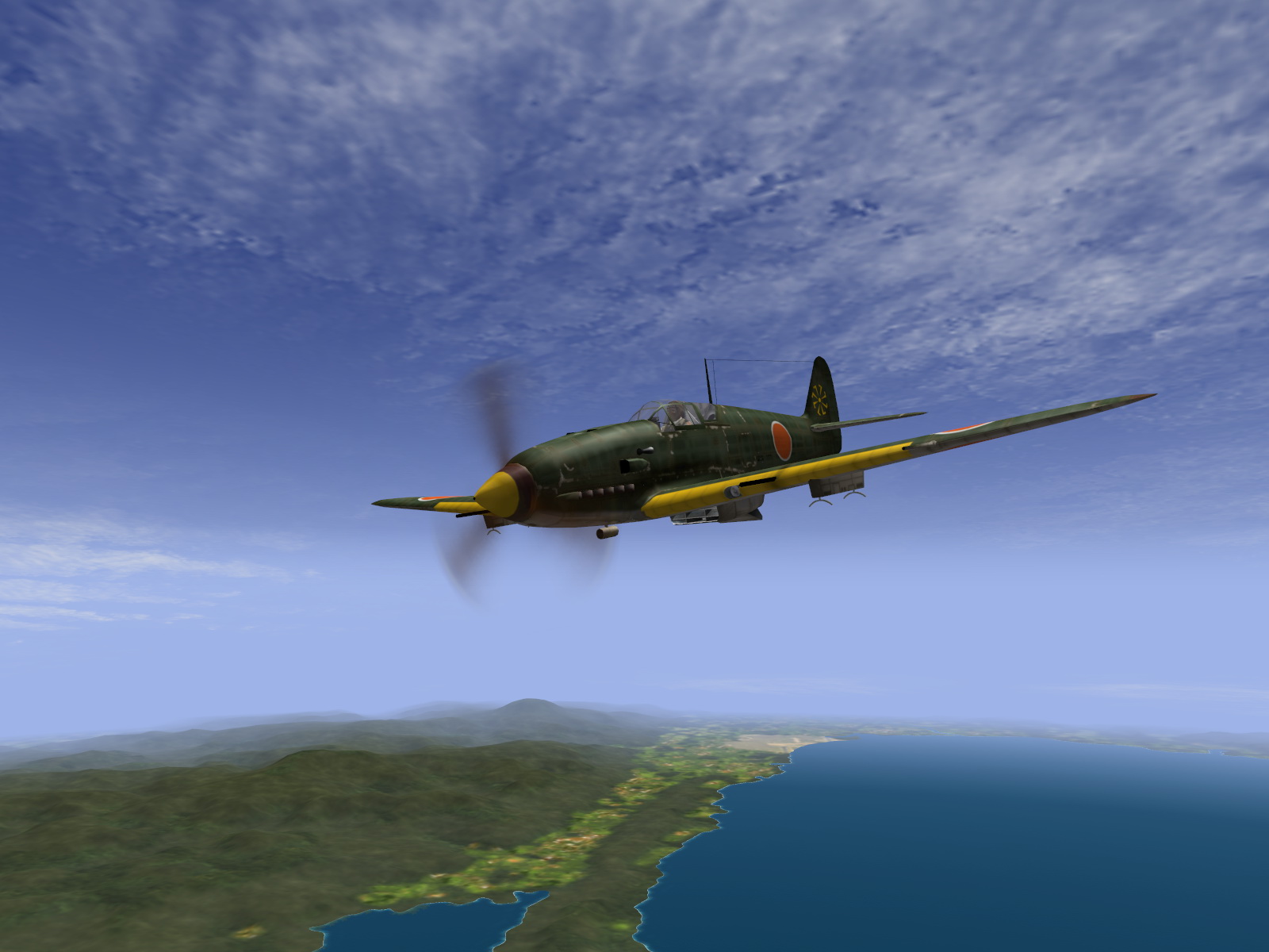 IL2 JP Ki 61 78 Sentai 3 Chutai on patrol over Oro Bay New Guinea 1944 V03