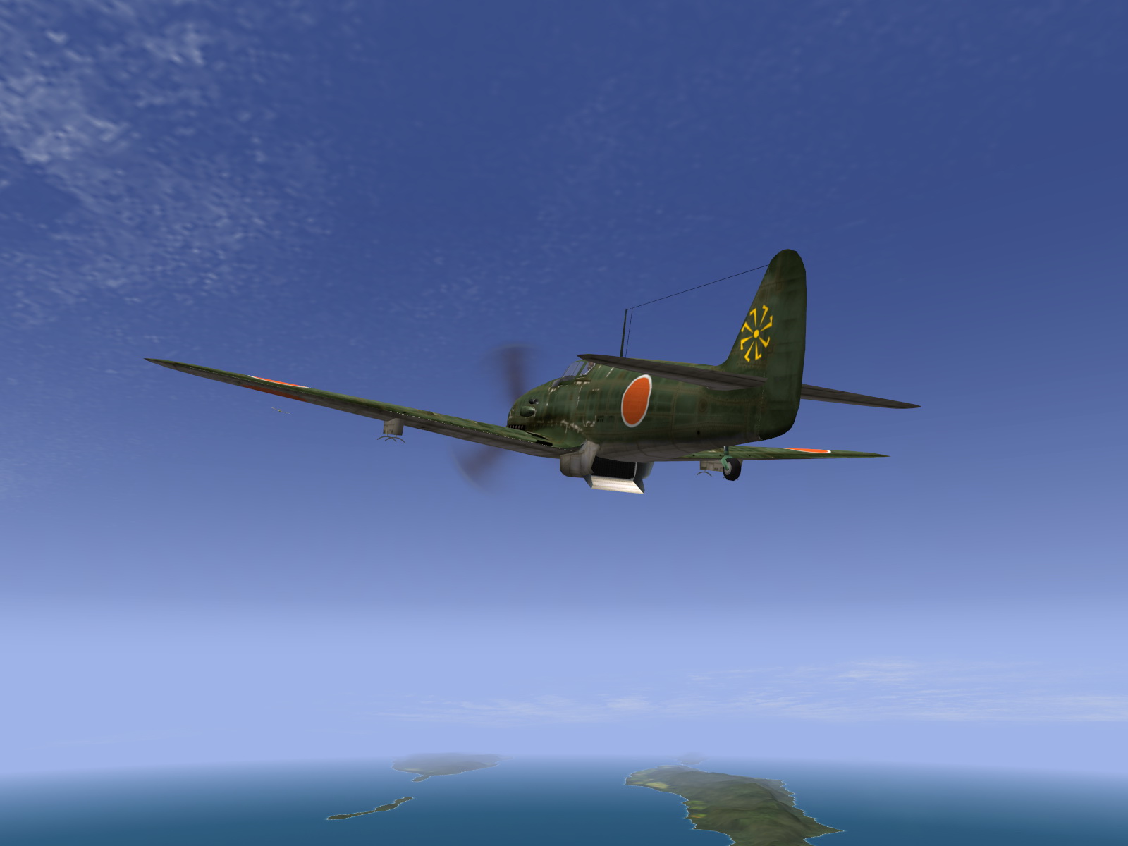 IL2 JP Ki 61 78 Sentai 3 Chutai on patrol over Oro Bay New Guinea 1944 V08