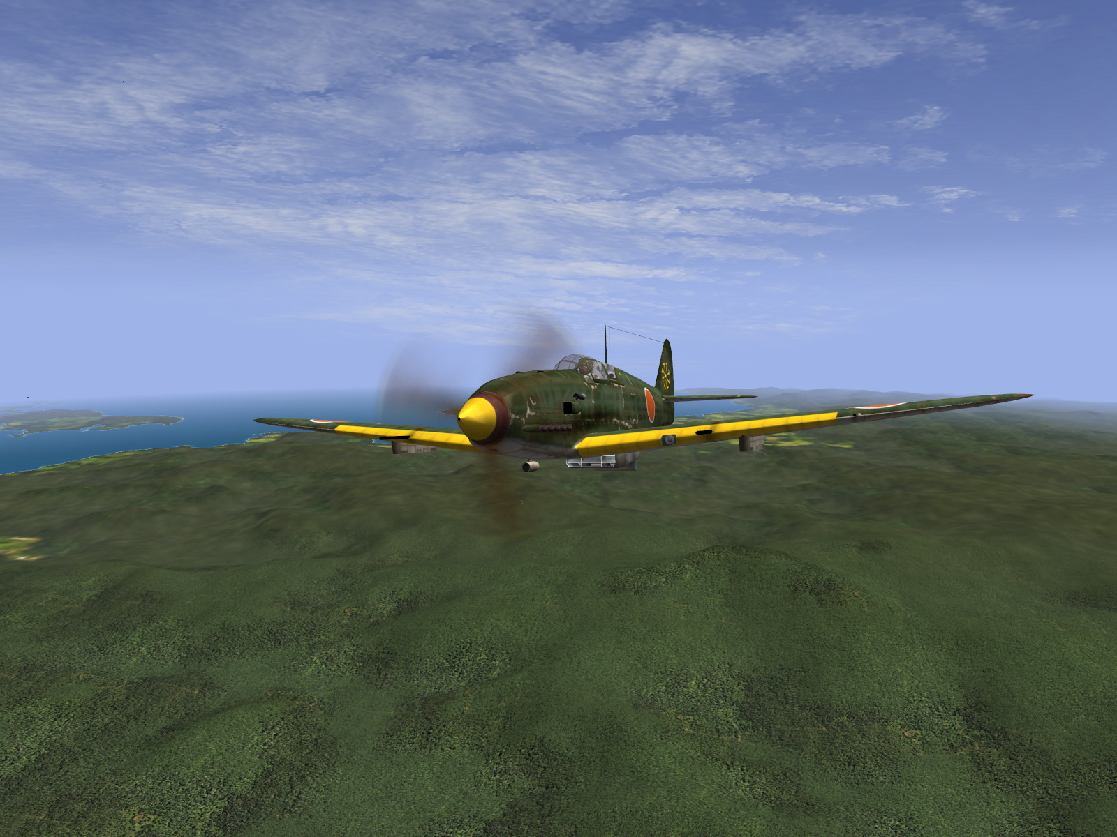 IL2 JP Ki 61 78 Sentai 3 Chutai over the jungles of New Guinea 1944 V01