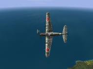 Asisbiz IL2 GB Ki 61 78 Sentai 2 Chutai dualing with a 5AF P 38 Lightning V01