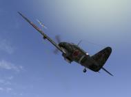 Asisbiz IL2 GB Ki 61 78 Sentai 2 Chutai dualing with a 5AF P 38 Lightning V03