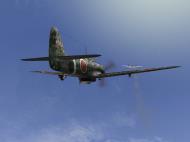Asisbiz IL2 GB Ki 61 78 Sentai 2 Chutai dualing with a 5AF P 38 Lightning V05