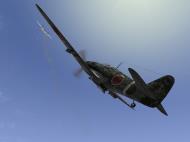 Asisbiz IL2 GB Ki 61 78 Sentai 2 Chutai dualing with a 5AF P 38 Lightning V06