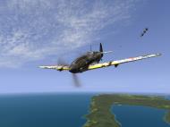 Asisbiz IL2 GB Ki 61 78 Sentai 2 Chutai in trouble with 5AF P 38 Lightnings V01