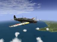 Asisbiz IL2 GB Ki 61 78 Sentai 2 Chutai over the Sulu Sea Philippines V01