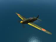 Asisbiz IL2 JP Ki 61 78 Sentai 3 Chutai dualing with 5AF B 25 Mitchells V05