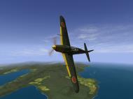 Asisbiz IL2 JP Ki 61 78 Sentai 3 Chutai dualing with 5AF P 38s New Guinea 1944 V03