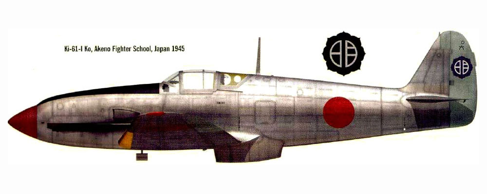 Artwork Tony Ki 61 I Ko Akeno Fighter School Japan 1943 0B