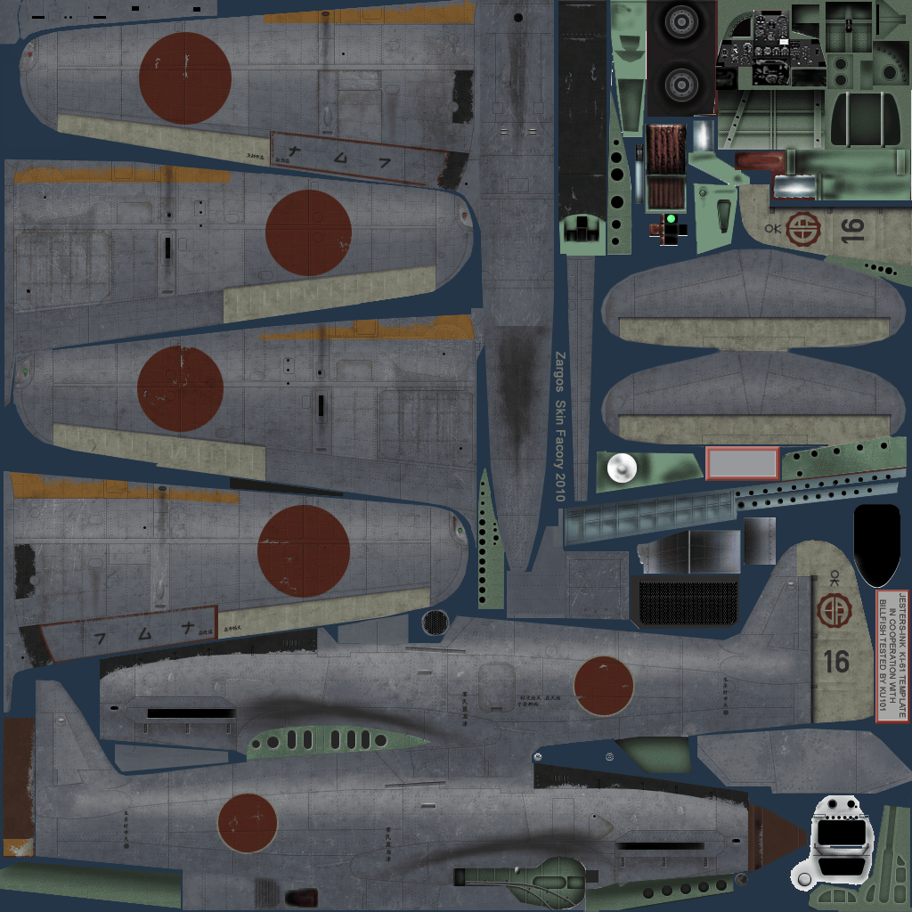 IL2 ZO Ki 61 I Ko Akeno Fighter School Japan 1943 NC