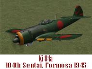 Asisbiz IL2 AG Ki 84 104 Sentai 1 Chutai Anshan Manchuria Aug 1945 V0A